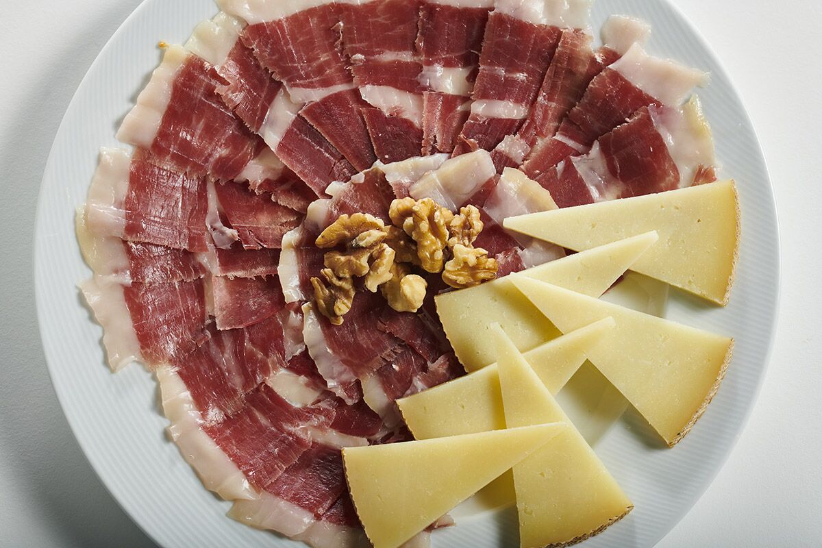 Jamon Serrano and Cheese