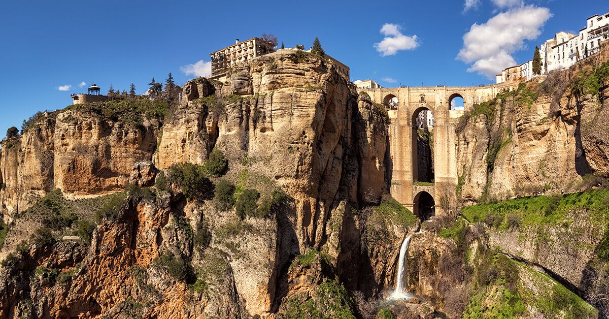 Ronda's famous gorge and bridge.