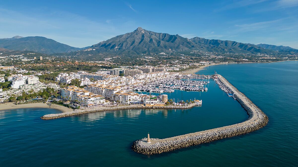 Puerto Banus and Concha Mountain Marbella