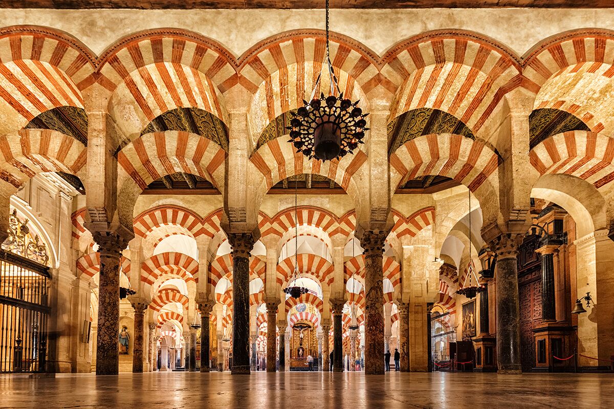 Inside Mosque - Church of Cordoba