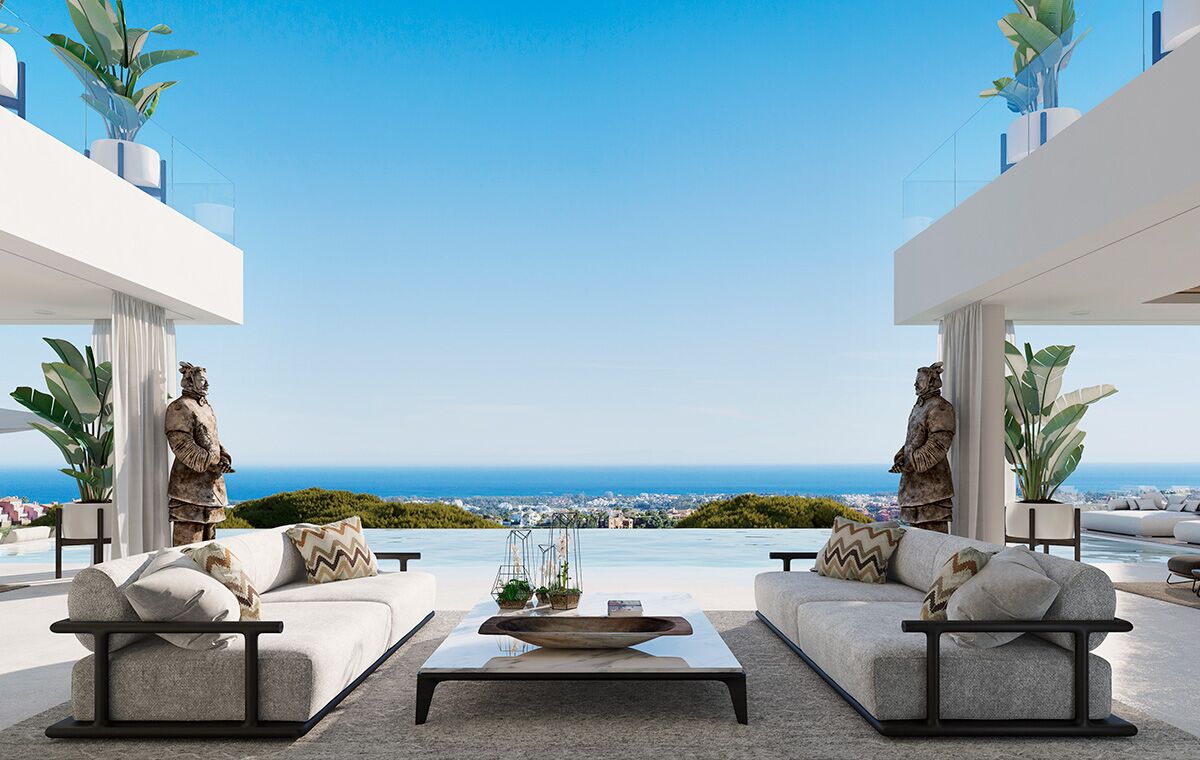 sustainability-and-smart-home-tech-2 The view from The Formal Lounge terrace of Villa Alcuzcuz
