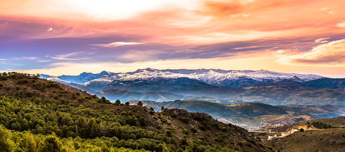 the-future-of-marbellas-water-supply-2 Snow capped Sierra Nevada mountain range.